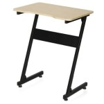 Funature慧乐家 精巧电脑桌FNBL-22016(台式家用学生学习桌 笔记本电脑桌简约写字台 书桌 60*40*73cm 竹木纹色)