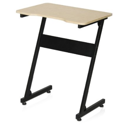 Funature慧乐家 精巧电脑桌FNBL-22016(台式家用学生学习桌 笔记本电脑桌简约写字台 书桌 60*40*73cm 竹木纹色)