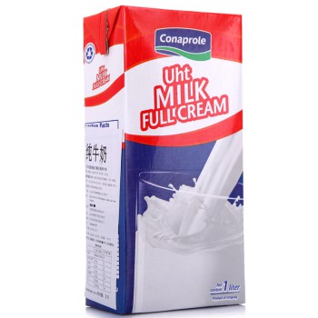 Conaprole卡贝乐 超高温全脂纯牛奶1L*12盒 乌拉圭进口牛奶