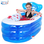 伊润 充气浴缸 加厚成人浴盆 折叠浴桶 洗澡盆泡澡桶塑料沐浴桶 多款可选