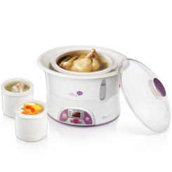 Bear小熊 DDZ-1181隔水电炖盅 预约定时白瓷电炖锅 陶瓷一锅三胆BB