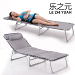 乐之元 折叠床加固办公室简易午休三折床 单人躺椅行军床沙滩午睡床