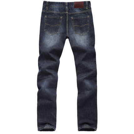 WG 2015春装新款男士牛仔裤 直筒修身百搭长裤子 4色可选