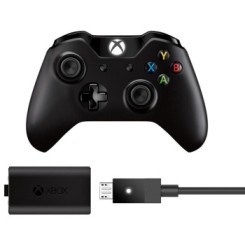 Microsoft微软 Xbox One 无线手柄+同步充电套装(原装产品)