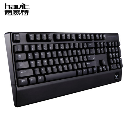 havit海威特 X119键无冲机械手感键盘 笔记本电脑LOL魔兽游戏键盘