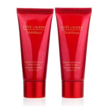 Estee Lauder雅诗兰黛 鲜亮焕采泡沫洁面乳(2支装)60ML