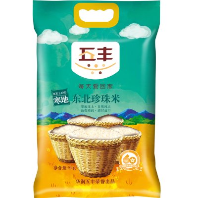 五丰 东北珍珠米 5kg