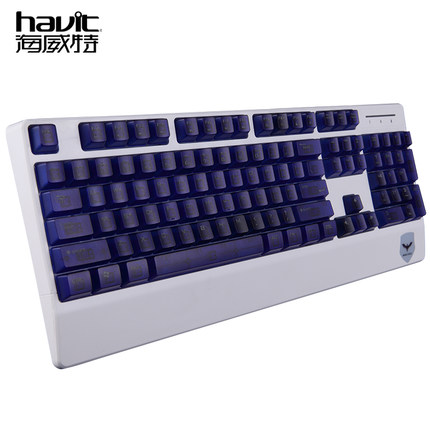 havit海威特 X119键无冲机械手感键盘 笔记本电脑LOL魔兽游戏键盘