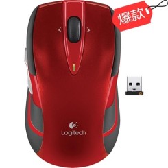 Logitech罗技 M545无线鼠标(红色)