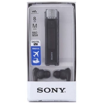 SONY索尼 NWZ-M504 8G MP3播放器 数字降噪 蓝牙耳机