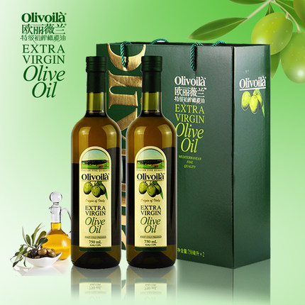 Olivoila欧丽薇兰 特级初榨橄榄油精装礼盒750ml*2礼品