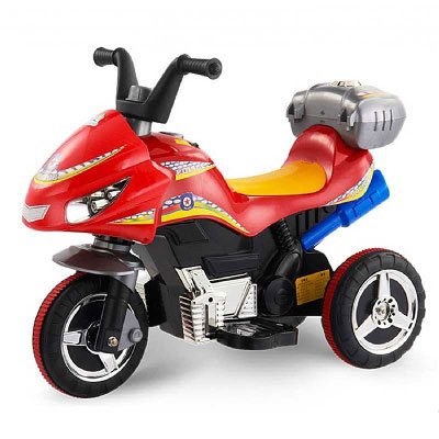 乐的 电动车三轮车8111L红色