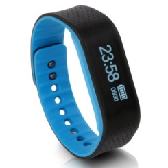 Lenovo联想 智能乐手环(蓝色) 智能蓝牙佩戴设备 防水运动手环 SW -B100