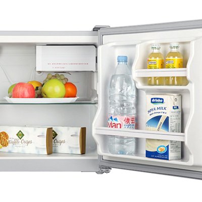 Haier海尔 BC-50ES 50升 单门冰箱(闪银)