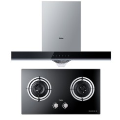 Haier海尔 E900T6油烟机+QE3B燃气灶(天然气) 高端触控 欧式T型烟灶套装
