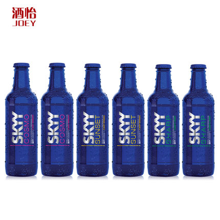 BACARDI百加得 冰锐朗姆预调酒+SKYY深蓝 伏特加预调酒 套餐