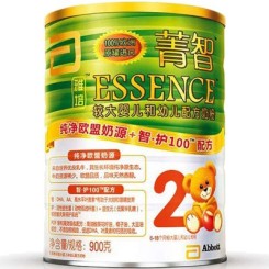 Abbott雅培 菁智较大婴儿和幼儿配方奶粉2段900g罐装
