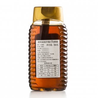 Delimiel德利麦 地中海百花蜂蜜 500g*3瓶量贩装 海外直采