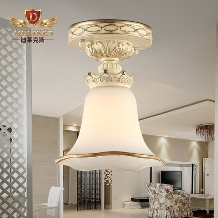 迪莱克斯 欧式过道阳台走廊玄关吸顶灯 厨房灯具069-1C