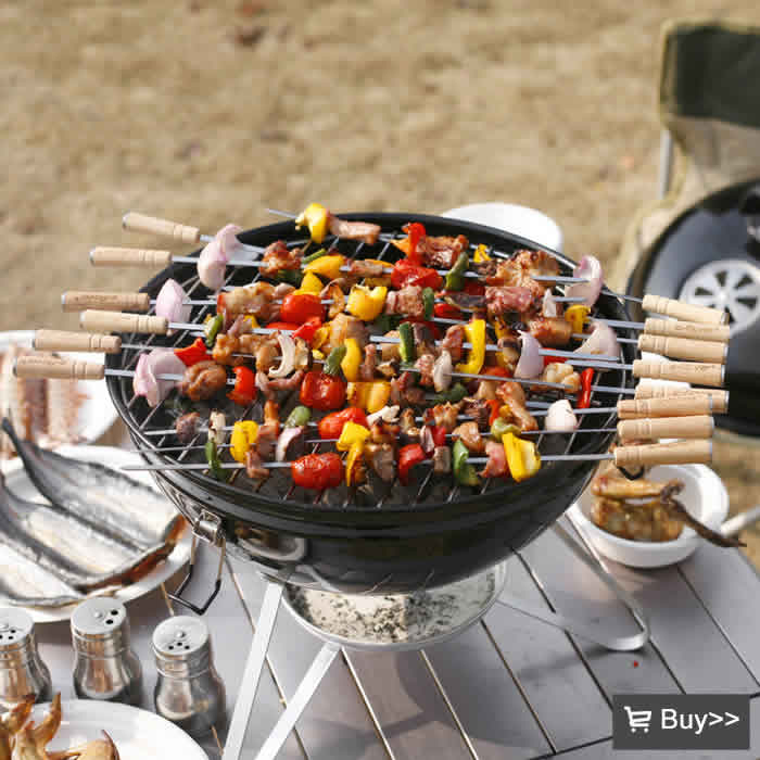 便携加厚木炭烧烤炉子