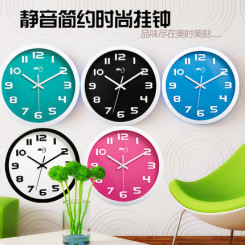 MAYTIME美时 B1-02时尚挂钟 卧室客厅餐厅办公墙静音时钟挂表简约创意石英钟表