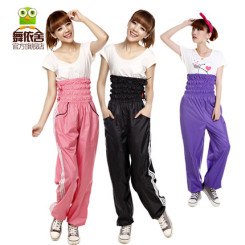 舞依舍 运动减肥服套装 女健美操出汗服舞蹈裤