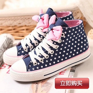 蝴蝶结学生平底少女鞋