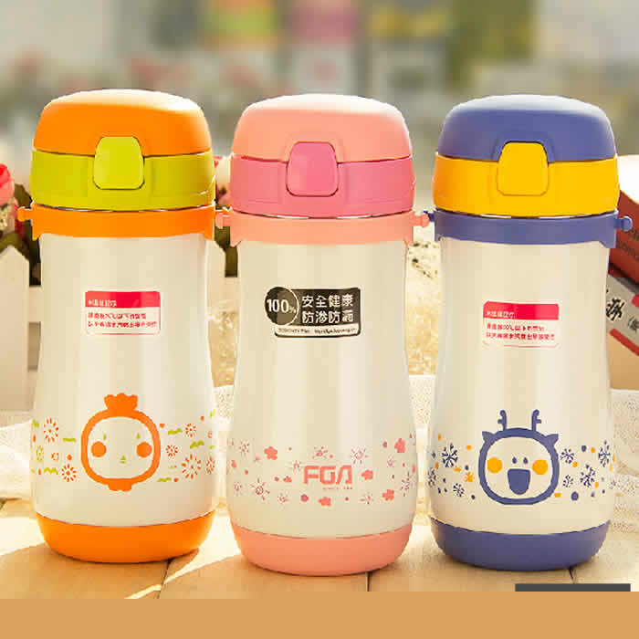 富光儿童可爱吸管保温杯
