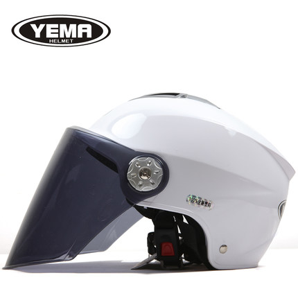 野马 男女摩托车电动车头盔 夏季防晒防紫外线安全帽半盔