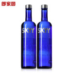 SKYY深蓝 伏特加(原味)750mL*2瓶
