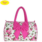 Pataya 韩版2015新款小手提包布包 曼谷包波士顿包菱格枕头包 潮女包