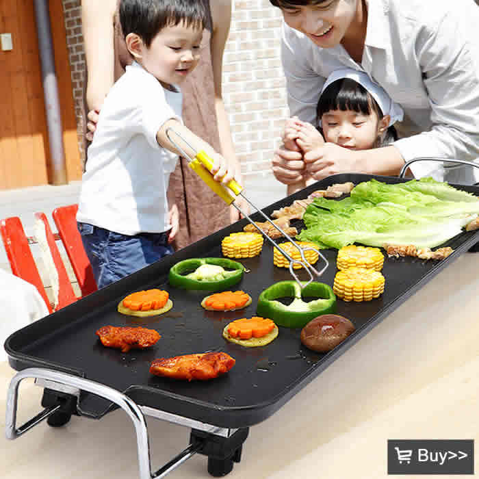 韩式无油烟烤肉机