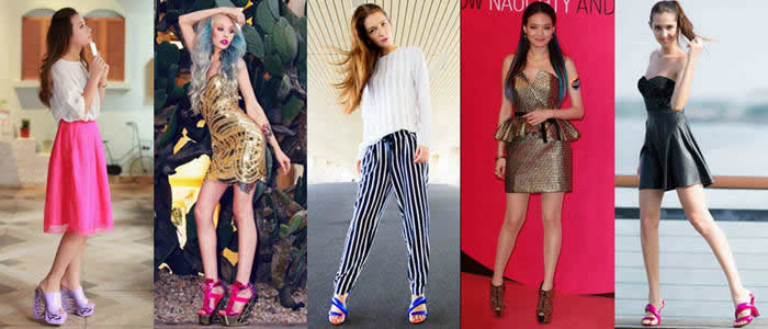 各种奇葩无底鞋异形鞋