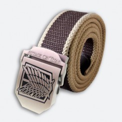 PowerAngel能量天使 进击的巨人腰带 自由之翼调查兵团 男女帆布腰带 动漫周边皮带