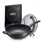 ASD爱仕达 32金刚旋风磁通无油烟炒锅 JD8332ELZL 送电磁炉