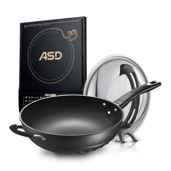 ASD爱仕达 32金刚旋风磁通无油烟炒锅 JD8332ELZL