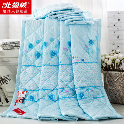 北极绒 空调被可水洗夏凉被薄被子 单人双人夏被夏天儿童春秋被芯
