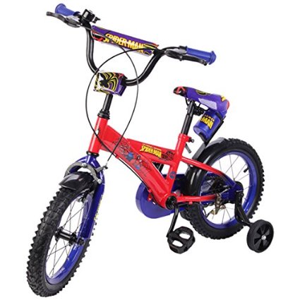 Disney迪士尼 DCX31057-S蜘蛛侠系列 14寸儿童自行车 红色