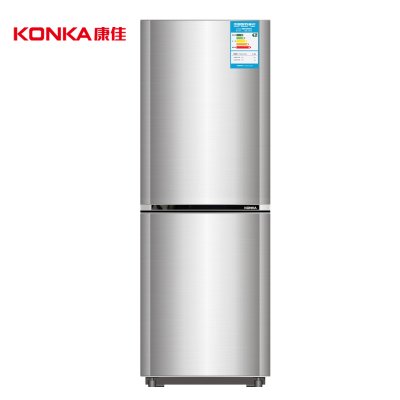 KONKA康佳 BCD-172TJ-GY 双门冰箱 172L(拉丝银)