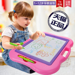 琪趣 儿童画板磁性写字板 宝宝玩具 幼儿彩色黑板