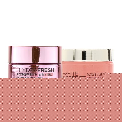 L'OREAL PARIS 巴黎欧莱雅 清润补水2件套(清润葡萄籽膜力霜50ml+肌底透白彻夜焕采冻膜100ml)