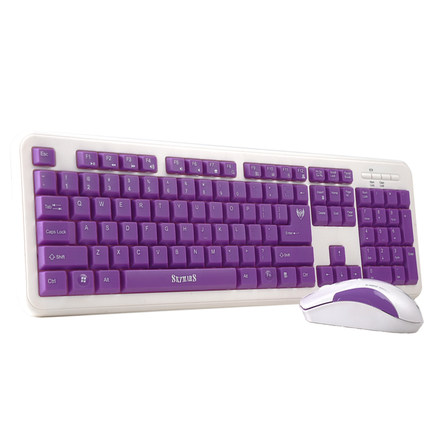 Skymars天空战士 无线键盘鼠标套装 超薄笔记本电视键鼠套件 5色可选
