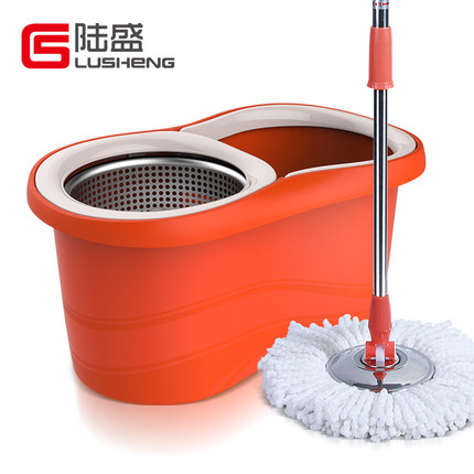 陆盛 双驱动旋转拖把桶套装