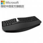 Microsoft微软 Sculpt人体工学桌面键盘+鼠标套装 舒适