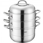 ASD爱仕达 26CM不锈钢三层蒸锅 WK1526 蒸笼电磁炉蒸锅