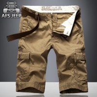 Afs Jeep 战地吉普 夏季大码5分裤子工装裤五分中裤男士休闲短裤
