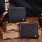 Plover啄木鸟 男士短款真皮钱包 正品头层牛皮横款潮钱夹商务票夹