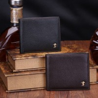 Plover啄木鸟 男士短款真皮钱包 正品头层牛皮横款潮钱夹商务票夹