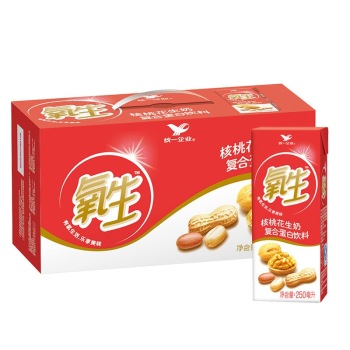 统一 氧生 核桃花生奶 250ml*24盒/箱