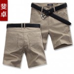 斐卓 夏季休闲裤短裤男士4分裤修身四分裤潮韩版沙滩裤子马裤